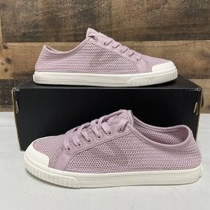 Tretorn Tournet Blush Pink Mesh Lace Up Low Casual Sneakers - Womens 7 - NEW